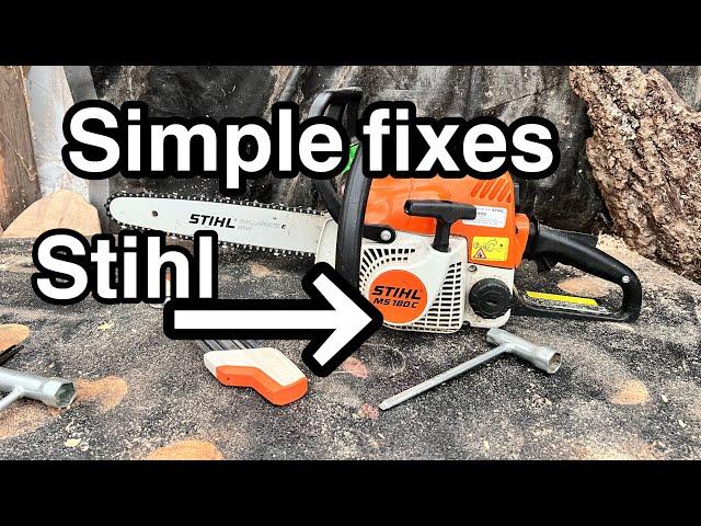 Stihl MS 180 won’t start   ? Easy fixes