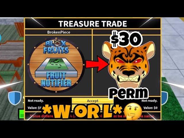 What People Trade For Fruit Notifier in Blox Fruits!  Trading Fruit Notifier  W or L 