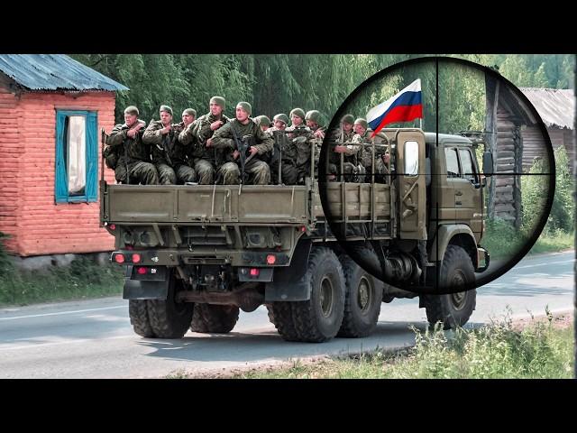 5 MINUTES AGO! North Korean Reinforcements Tank Convoy Destroyed in Ambush in Ukraine