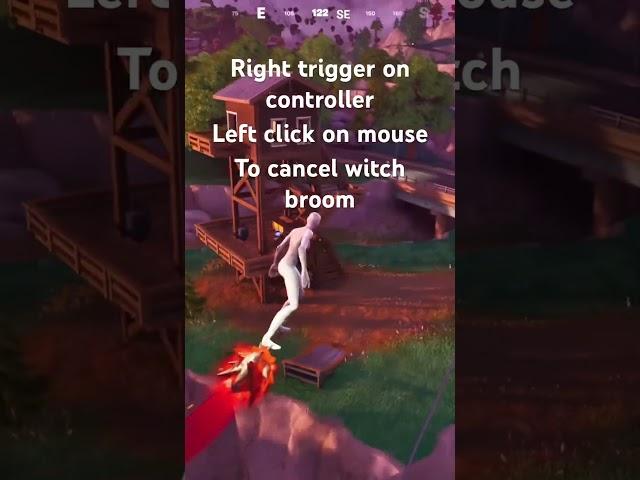 Fortnite: How to cancel the witch broom #shorts #fyp #fortnite