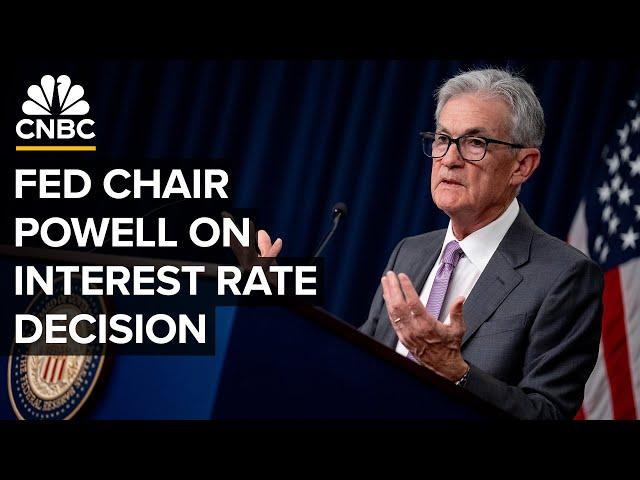 Federal Reserve Chair Powell speaks after Fed lowers interest rates by half point — 9/18/2024