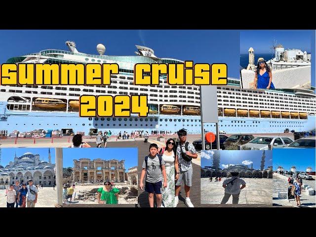 Turkiye and Greek Isles family cruise. First week of B2B cruise. #cruise #travel #vlog