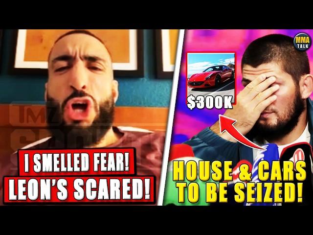 Belal RUNS INTO Edwards in an elevator! Khabib LOSES HOUSE & $900K CAR COLLECTION