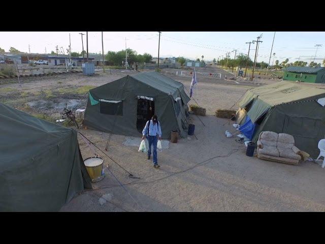 Homeless veterans take refuge at Arizona encampment