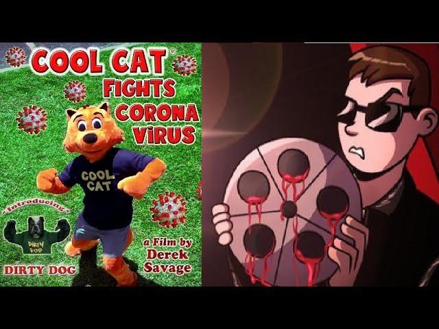 Hard Core Dude: Cool Cat Fights Corona Virus