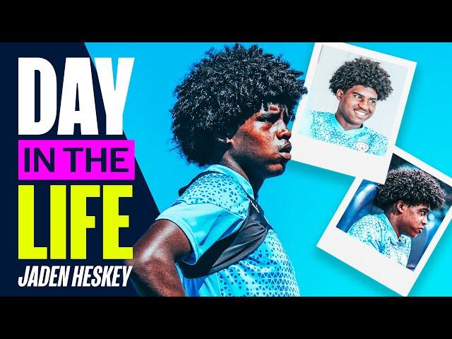 A DAY IN THE LIFE OF A MAN CITY ACADEMY PLAYER! | Jaden Heskey