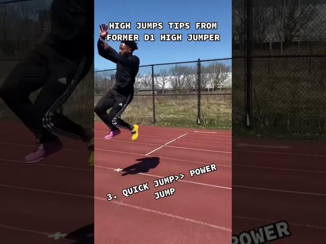 HIGH JUMP TIPS FROM D1 HIGH JUMPER!