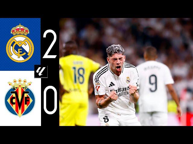 Federico Valverde Goal | Real Madrid vs Villarreal 2-0 Highlights | LaLiga 2024/25