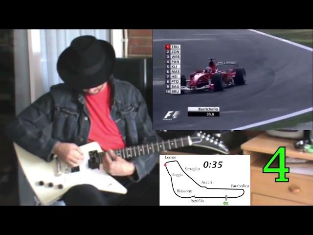 V10 F1 Guitar Monza 2004, actual F1 engine sound