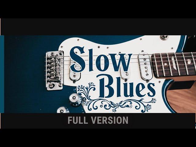 Slow Blues - Am | Full Version - Backing Track | 75bpm