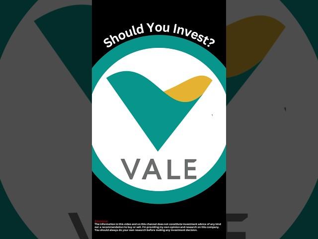 Should you buy Vale stock?  #growthshares #vale #valestock