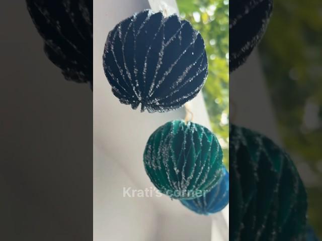 Easy Christmas decor Ideas with paper  #shorts #diy #xmas #christmasdecor #christmas