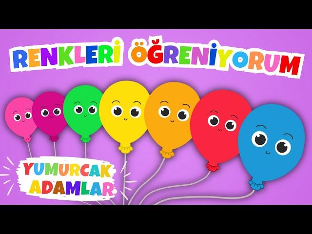 Balonlar ile Renkleri Öğreniyorum - Çocuk Şarkıları - Renkleri Biliyorsan Alkışla