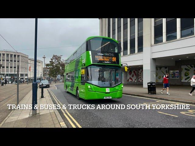 Trains & buses & Trucks around South Yorkshire