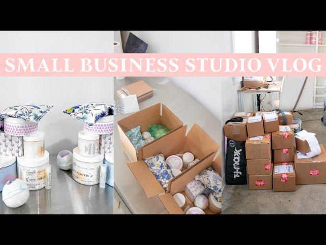 Day in the Life of a Small Business Owner, STUDIO VLOG