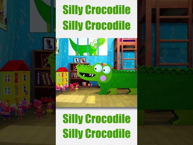 Silly Crocodile Kids Shorts - Super Silly