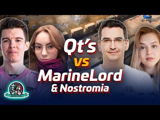 Beasty & Whamen VS MarineLorD & Nostromia - 2v2 Mixed Top Team Gamer