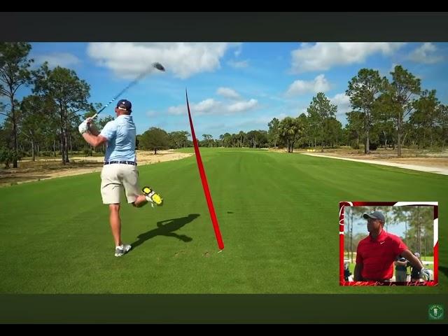 Tiger Woods long drive contest ￼