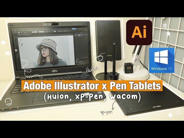 Adobe Illustrator 2022 x Pen Tablets (Huion, XP Pen, Wacom) | Which is the best?! ︎ | Emmy Lou