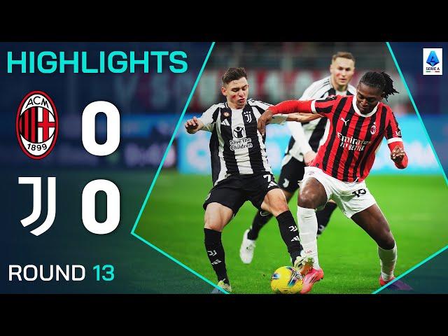 MILAN-JUVENTUS 0-0 | HIGHLIGHTS | 13ª GIORNATA | SERIE A ENILIVE 2024/25