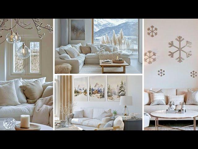 Calm and Cozy: Neutral Winter Living Room Decor Inspiration