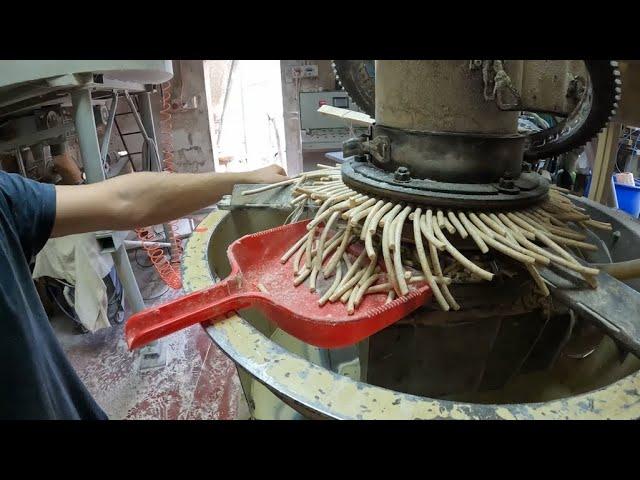 wood PELLET - starting up the main MILL in the factory | GoPro POV