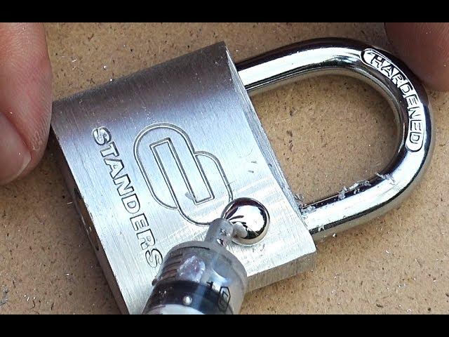 How to open a Lock with Gallium. Aluminum Lock VS Gallium!