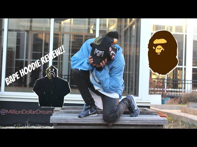 Bape Shark Hoodie Review | @AMILLIONDOLLARREVIEW | FUEGO!