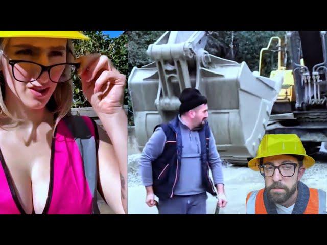 Video Collection:Construction site incidents, funny #construction #constructionworker #funny