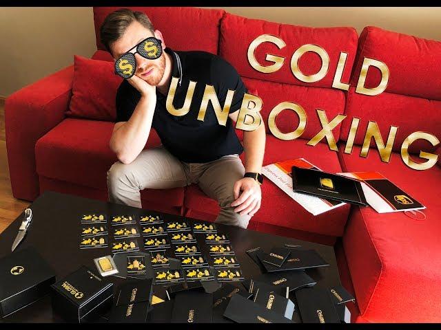 Global InterGold delivery - gold bars unboxing