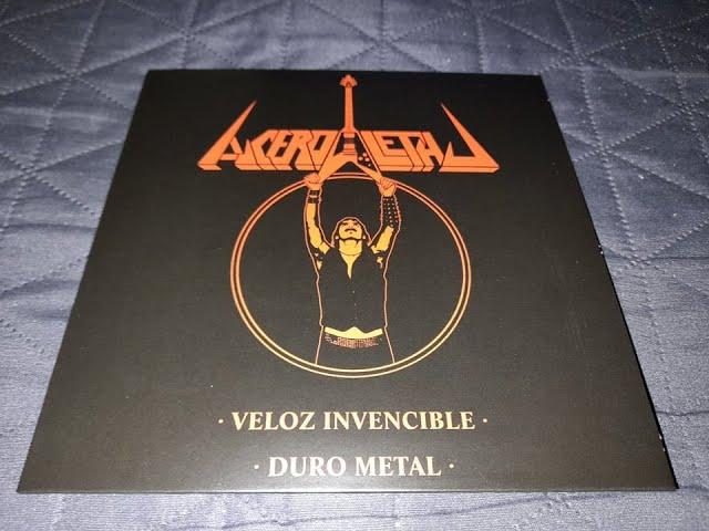 ACERO LETAL - VELOZ INVENCIBLE   / DURO METAL  7`` 2015 (VINYL RIP)