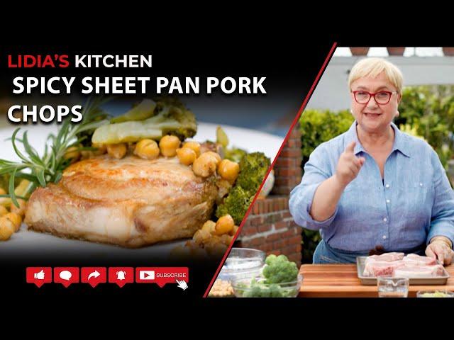 Spicy Sheet Pan Pork Chops