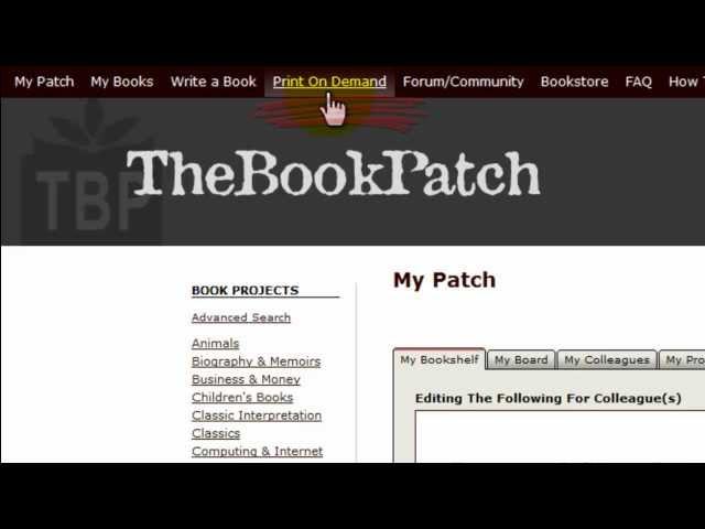 Creating a book from a PDF on TheBookPatch.mp4