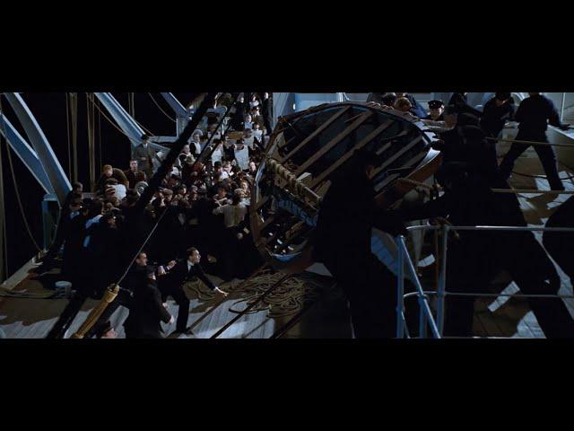 First Officer Murdoch tries to ready Collapsible A    (Titanic 1997, Full scene 1080p)