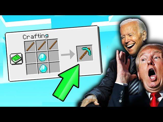 US Presidents React to CURSED Minecraft...