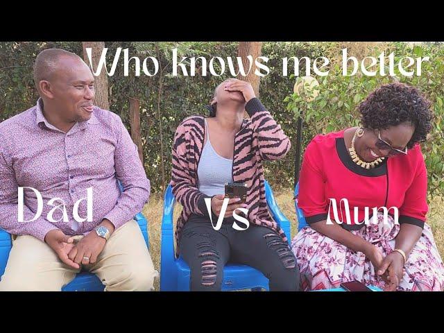 WHO KNOWS ME BETTER??DAD OR MUM//HILARIOUS 