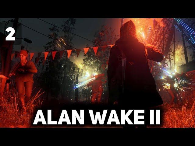 Сага Андерсон ночью в проклятом лесу совсем одна  Alan Wake 2 [PC 2023] #2