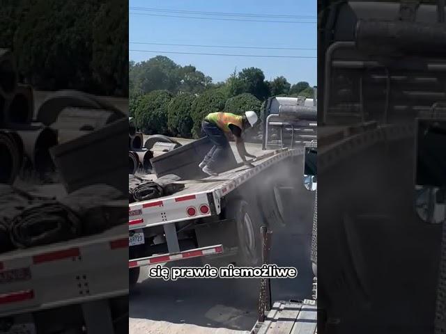 Wypadek z cewka stalową 8 ton