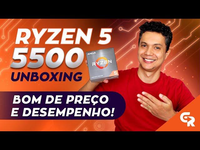 🟢 RYZEN 5 5500 UNBOXING | POR QUE ESCOLHI ESSE PROCESSADOR | Upgrade no PC do canal | episódio 2