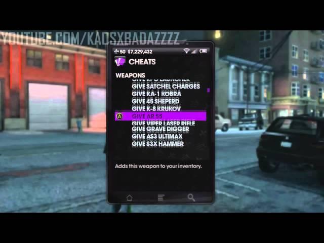 Saints Row 3 - All Cheats - Cheat Codes [XBOX360-PS3]