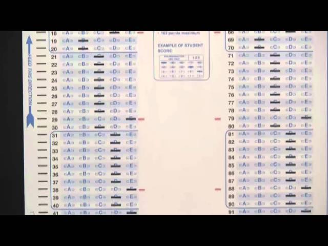 Testing Your Scantron Score