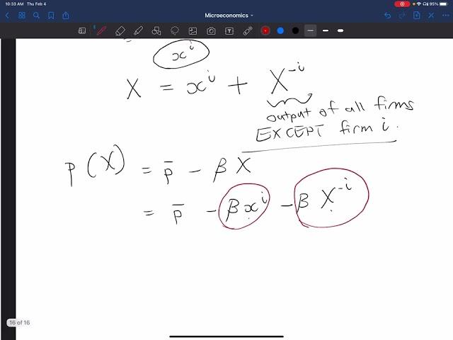 Solving an n-firm Cournot game in Bowles and Halliday (part 1)