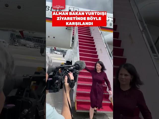 Almanya Dışişleri Bakanı'nı yurtdışı ziyaretinde kimsenin karşılamaması gündem oldu #shorts