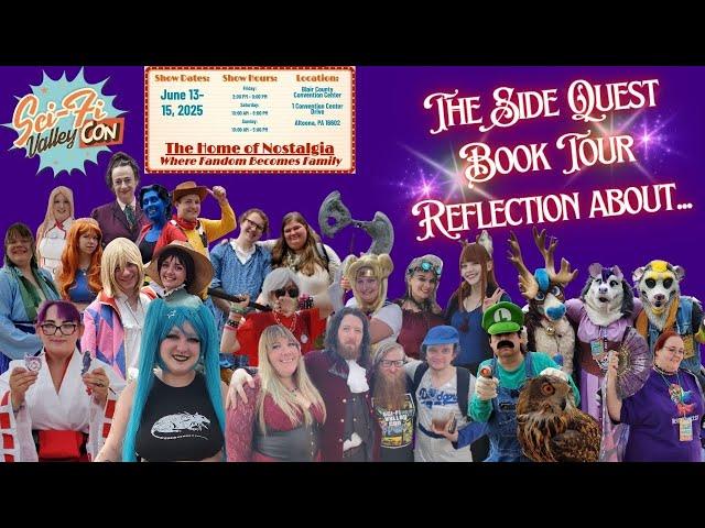 Side Quest Book Tour Check Point Reflection for Sci Fi Valley Con June 2025