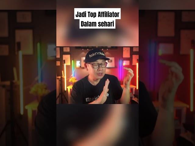 Cuma dalam sehari jadi Top Affiliator sumber by @Teknobie #shorts #cuan #affiliator