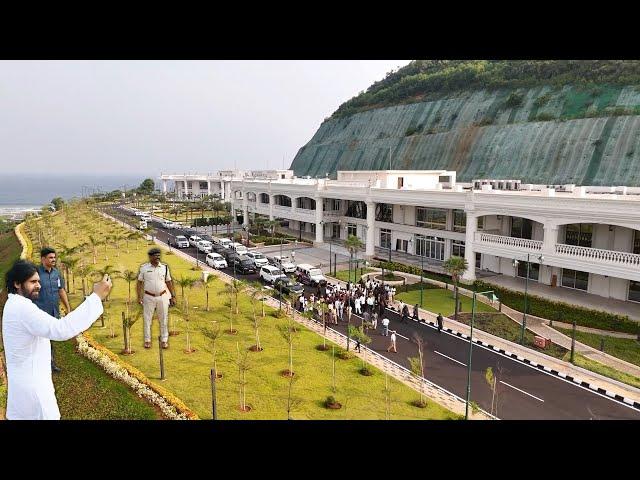 Deputy CM Pawan Kalyan Visits Rushikonda Palace | Visakhapatnam | Janasena | Dtv Telugu