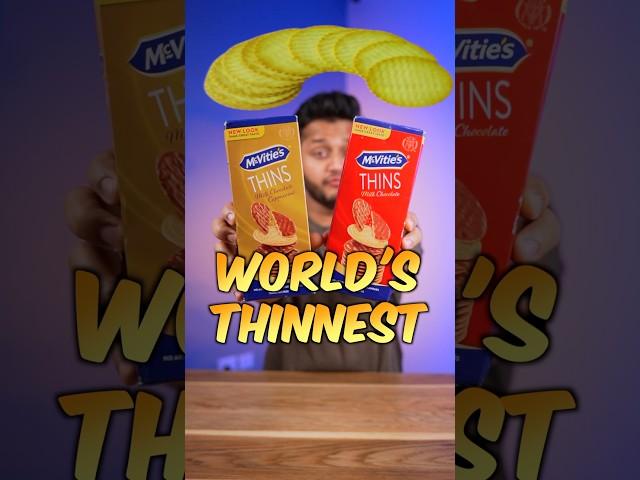 WORLD'S THINNEST BISCUIT #shorts #viralshorts
