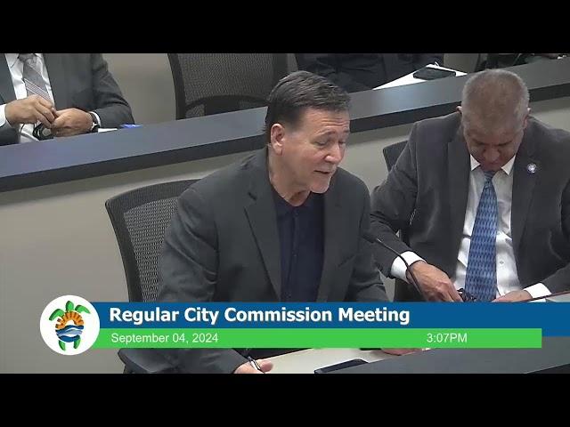 Regular City Commission Meeting 9.4.2024