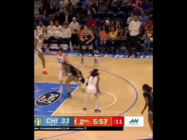 Angel Reese going at Stef Dolson