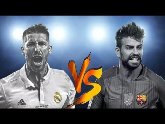 بيكيه vs راموس- تدخلات- مهارات؛دفاعية ،تدخلات، اهداف-ايهما افضل قلب دفاع شاهد واحكم بنفسك